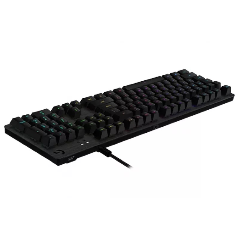 Logitech G512 LIGHTSYNC RGB mechaninė žaidimų klaviatūra GX Brown lietimui – QWERTY US/Int'l