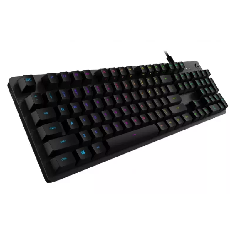 Logitech G512 LIGHTSYNC RGB mechaninė žaidimų klaviatūra GX Brown lietimui – QWERTY US/Int'l