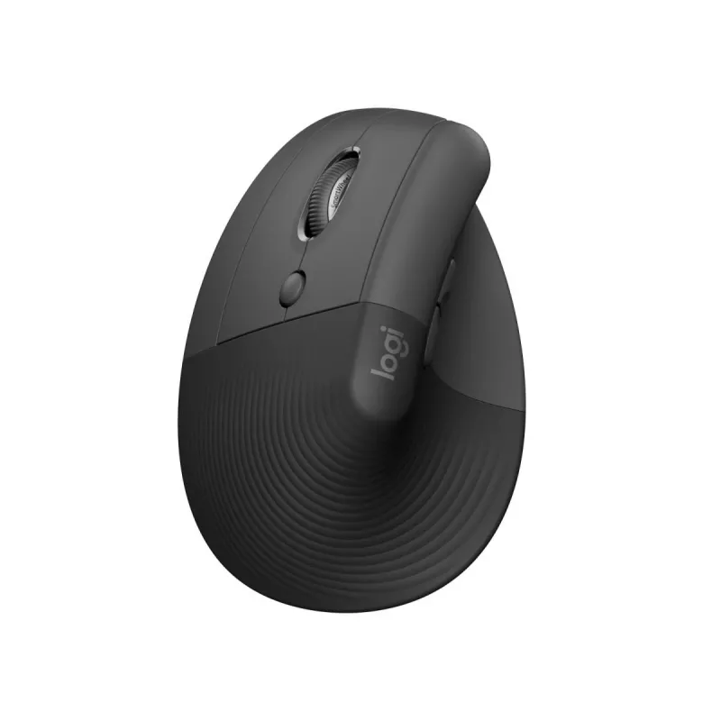 LOGITECH Lift vertikali ergonominė pelė – kairiarankiams – belaidė – grafito juoda