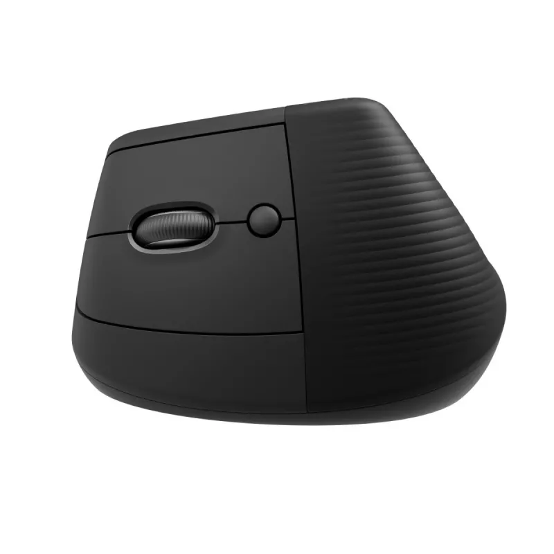 LOGITECH Lift vertikali ergonominė pelė – kairiarankiams – belaidė – grafito juoda