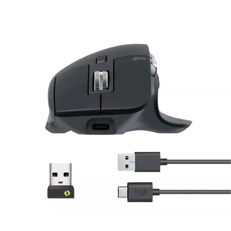 LOGITECH MX Master 3S – Belaidė pelė – Grafito spalva