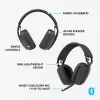 LOGITECH Zone Vibe 100 belaidės ausinės – Bluetooth, grafito spalvos