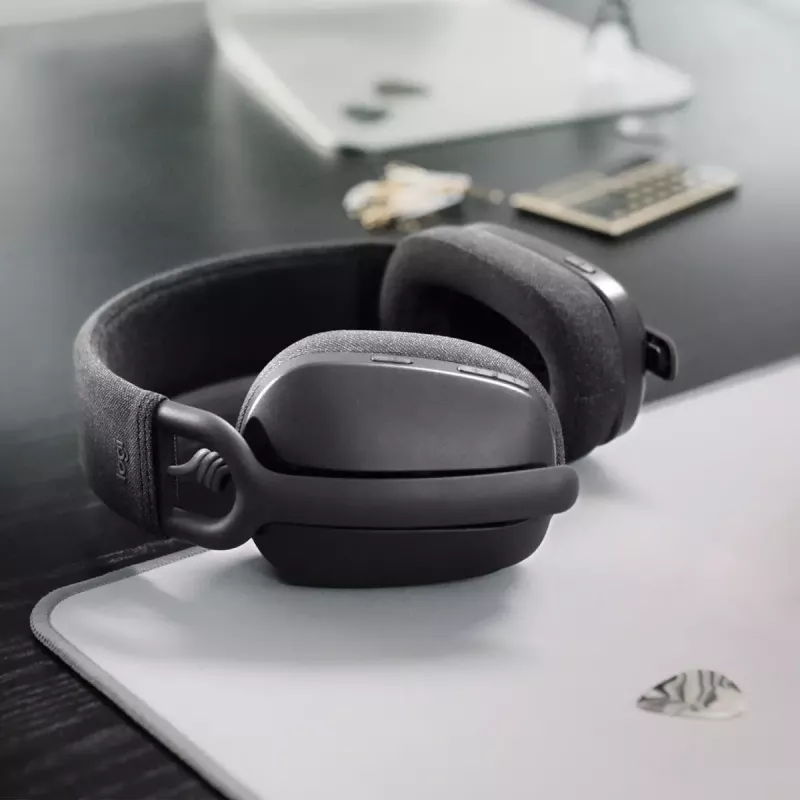 LOGITECH Zone Vibe 100 belaidės ausinės – Bluetooth, grafito spalvos