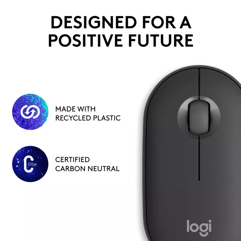 Pelė Logitech M350S juoda USB belaidė optinė