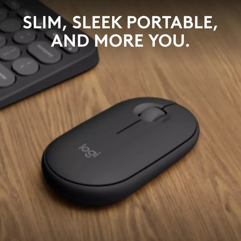 Pelė Logitech M350S juoda USB belaidė optinė