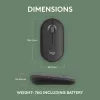 Pelė Logitech M350S juoda USB belaidė optinė