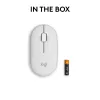 Pelė Logitech M350S balta USB belaidė optinė