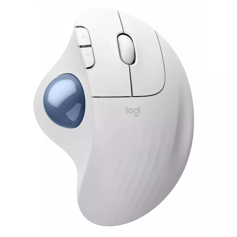 Logitech ERGO M575S belaidis trackball pelė, Off White (910-007030)