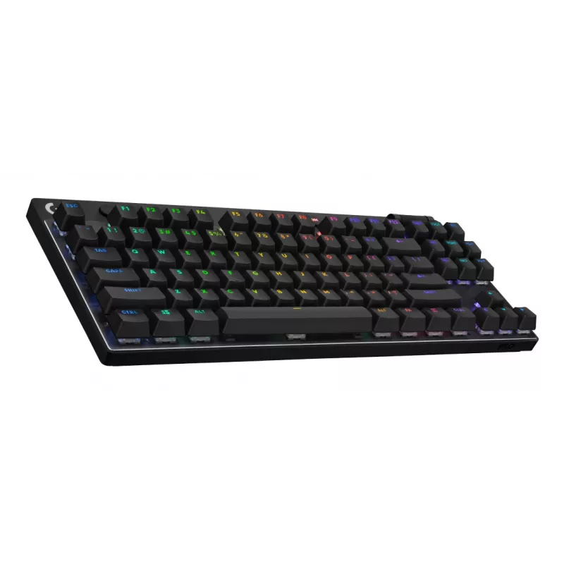 Belaidė klaviatūra Logitech PRO X TKL US juoda 920-012136
