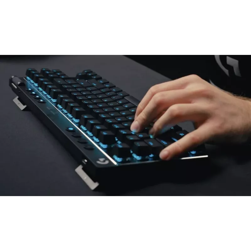Belaidė klaviatūra Logitech PRO X TKL US juoda 920-012136