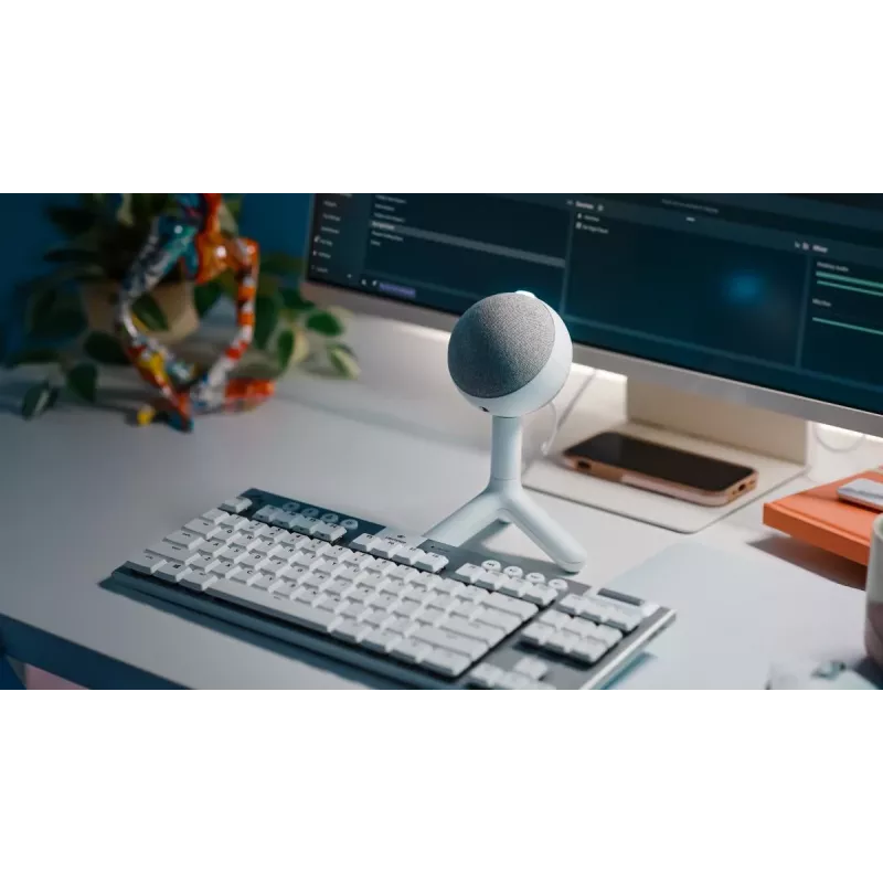 LOGITECH Yeti Orb - USB - Mikrofonas - Baltas