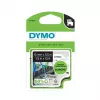 DYMO D1 Durable juosta juodas tekstas baltame fone 12mm