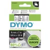 DYMO Autentiškos D1 etiketės | Juodas spaudas ant skaidrios juostos | 9 mm x 7 m | Lipnios etiketės LabelManager etikečių spausdintuvams | Pagaminta Europoje
