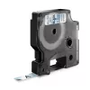 DYMO Autentiškos D1 etiketės | Juodas spaudas ant skaidrios juostos | 9 mm x 7 m | Lipnios etiketės LabelManager etikečių spausdintuvams | Pagaminta Europoje