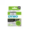 DYMO D1 juosta etiketėms | Juodas tekstas ant baltos juostos | 12 mm x 7 m | Lipni juosta LabelManager etikečių spausdintuvams | Pagaminta Europoje