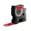 DYMO Originalios D1 etiketės | Juodas spaudinys ant raudonos juostos | 19 mm x 7 m | Lipnios etiketės LabelManager ir MobileLabeler įrenginiams | Pagaminta Europoje