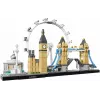 LEGO Architecture London 21034 statybinis rinkinys – 468 dalys, miesto orientyrų modelis