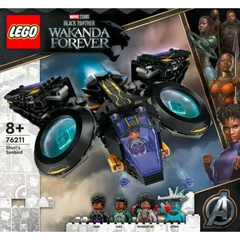 LEGO Marvel rinkinys 76211 Šuri laivas – statomas žaidimų rinkinys su minifigūrėlėmis