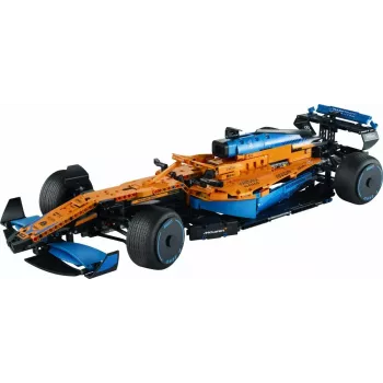 LEGO Technic lenktyninis automobilis McLaren Formula 1 42141 1:10 mastelio modelis