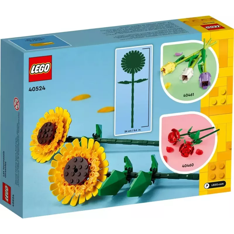 LEGO Botanical Collection 40524 Saulėgrąžos – statybinis rinkinys, 191 detalė, 250 mm aukščio