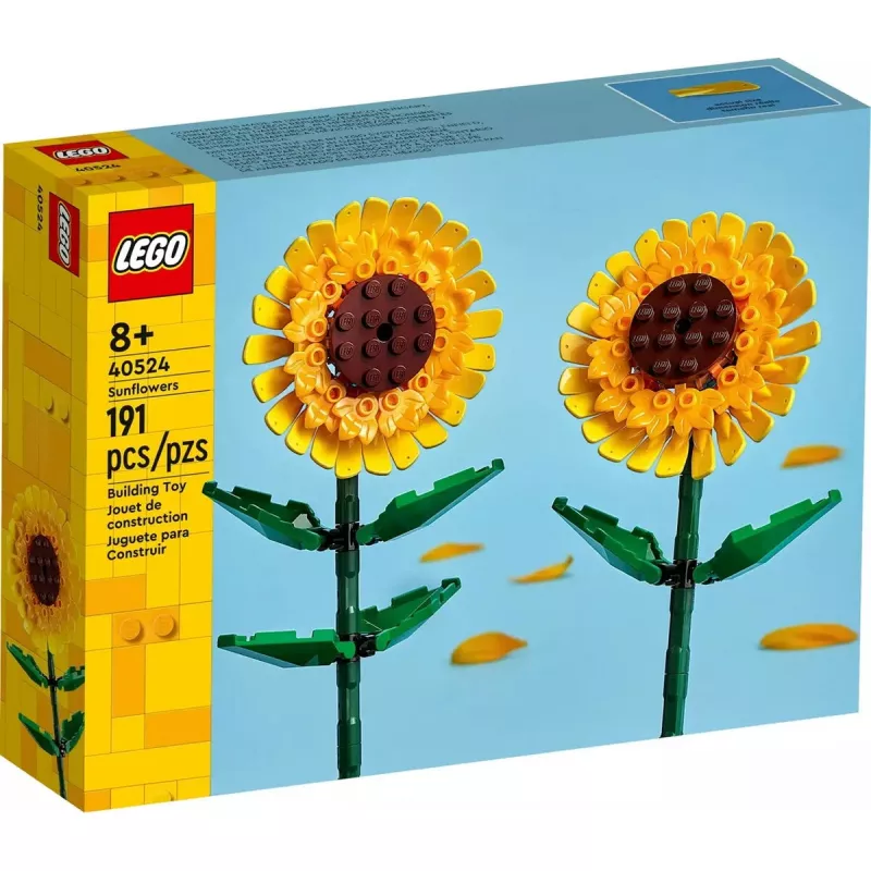 LEGO Botanical Collection 40524 Saulėgrąžos – statybinis rinkinys, 191 detalė, 250 mm aukščio