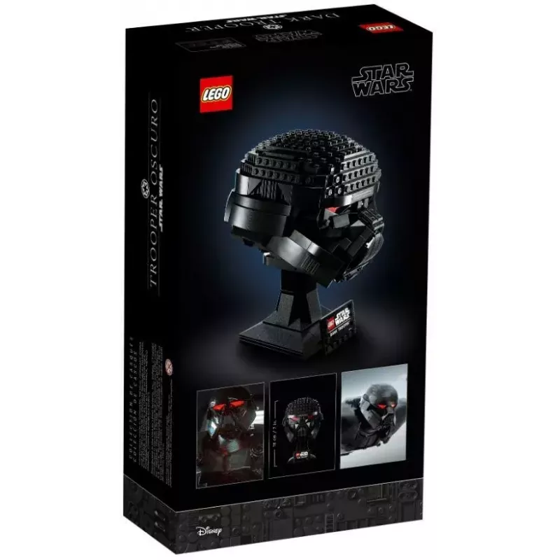 LEGO Star Wars Dark Trooper Helm 75343 kolekcinis modelis detalus dizainas
