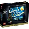 Konstruktorius LEGO 3D replikos modelis Vincentas van Gogas Žvaigždėta naktis, Ideas 21333, 2316 detalių, 18+
