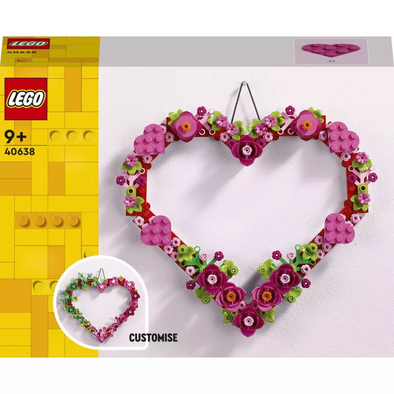 LEGO Širdies ornamentas 40638 – Konstrukcinis žaislas
