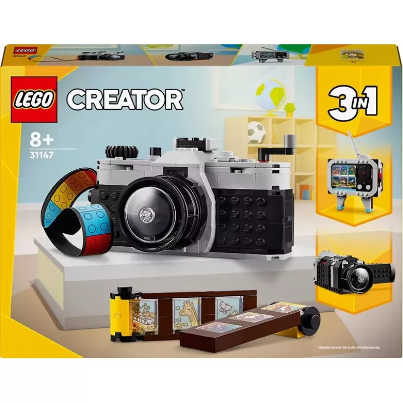 LEGO Creator 3-in-1 Retro Kamera 31147 – Konstrukcinis žaislas