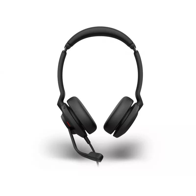 Jabra Evolve2 30 SE – laidinis ausinių komplektas biurui ir skambučių centrui, USB Type-C / USB Type-A, juoda