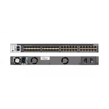 NETGEAR M4300-24X24F valdomas 10G Ethernet jungiklis (100/1000/10000), 1U, pilkas