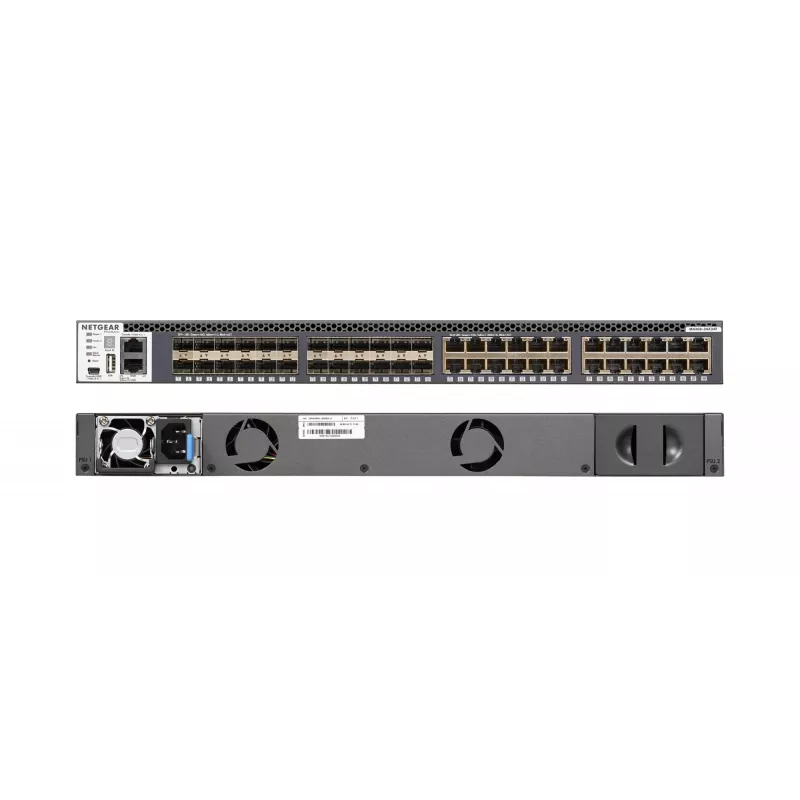 NETGEAR M4300-24X24F valdomas 10G Ethernet jungiklis (100/1000/10000), 1U, pilkas