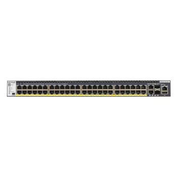 NETGEAR M4300-52G-PoE+ 550W PSU valdomas L2/L3/L4 Gigabit Ethernet (10/100/1000) „Power over Ethernet“ (PoE+) 1U juodas