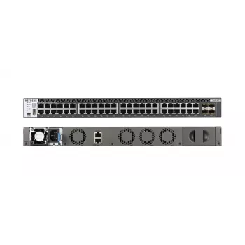 NETGEAR M4300-48X/US/EME valdomas 10G Ethernet jungiklis (100/1000/10000) 1U pilkas