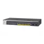 NETGEAR GS510TPP valdomas Gigabit Ethernet jungiklis su PoE+ (8 prievadai, 190 W, juodas)
