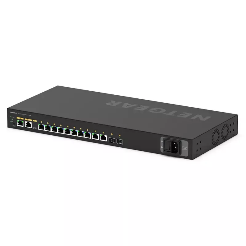 NETGEAR M4250-10G2F valdomas L2/L3 Gigabit Ethernet (10/100/1000) Power over Ethernet (PoE) 1U juodas