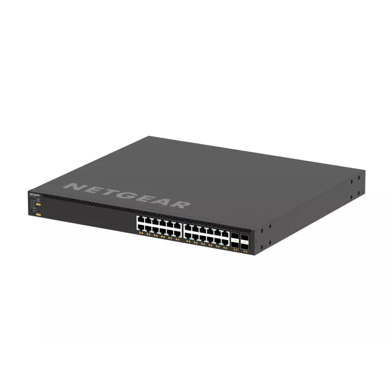 NETGEAR M4350-24X4V valdomas L3 10G Ethernet (100/1000/10000) Power over Ethernet (PoE) 1U juodas