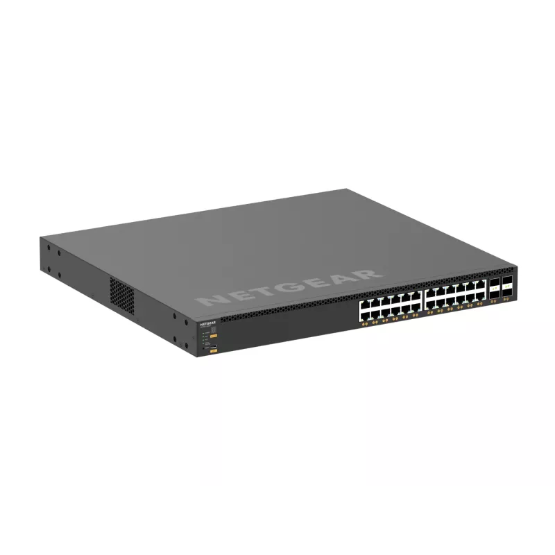 NETGEAR M4350-24X4V valdomas L3 10G Ethernet (100/1000/10000) Power over Ethernet (PoE) 1U juodas
