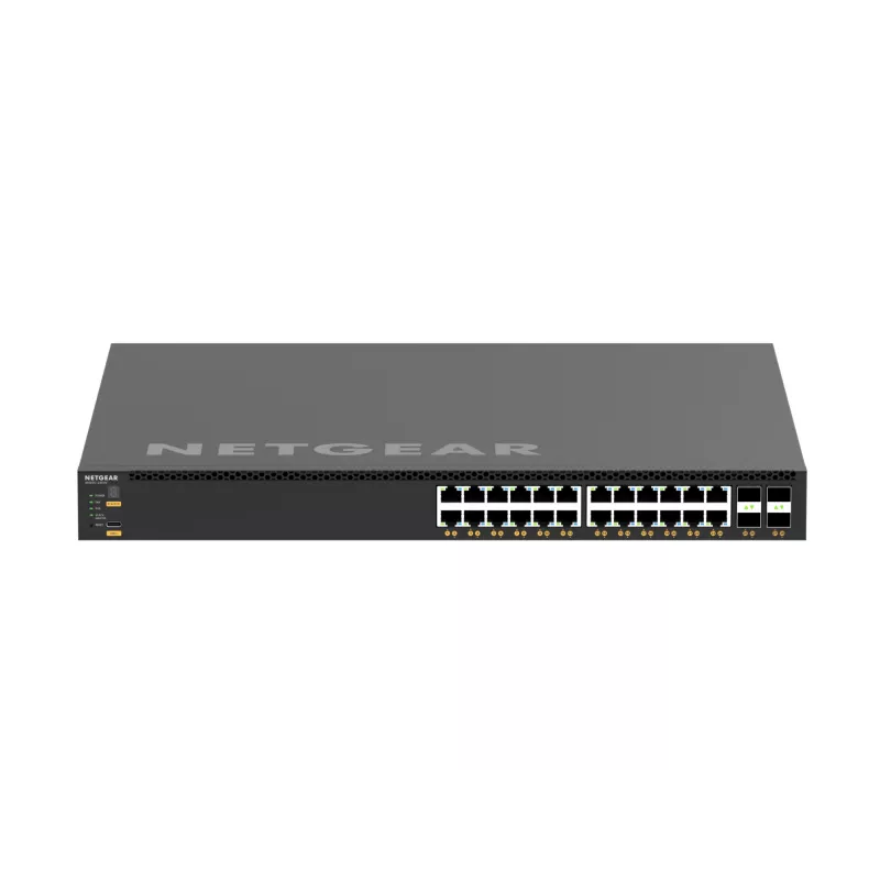 NETGEAR M4350-24X4V valdomas L3 10G Ethernet (100/1000/10000) Power over Ethernet (PoE) 1U juodas