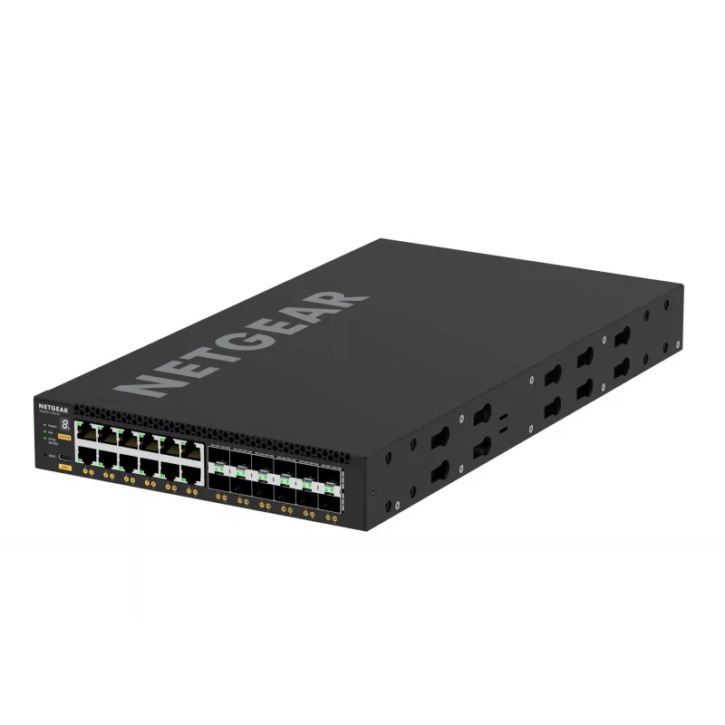 NETGEAR M4350-12X12F valdomas L3 10G Ethernet (100/1000/10000) 1U juodas