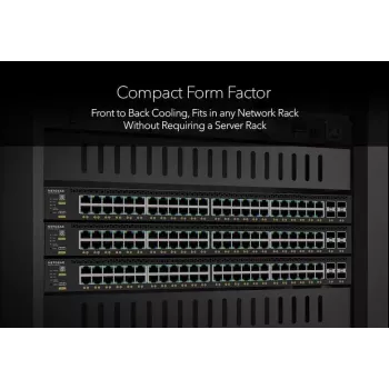 NETGEAR M4350-8X8F valdomas L3 10G Ethernet (100/1000/10000) 1U juodas