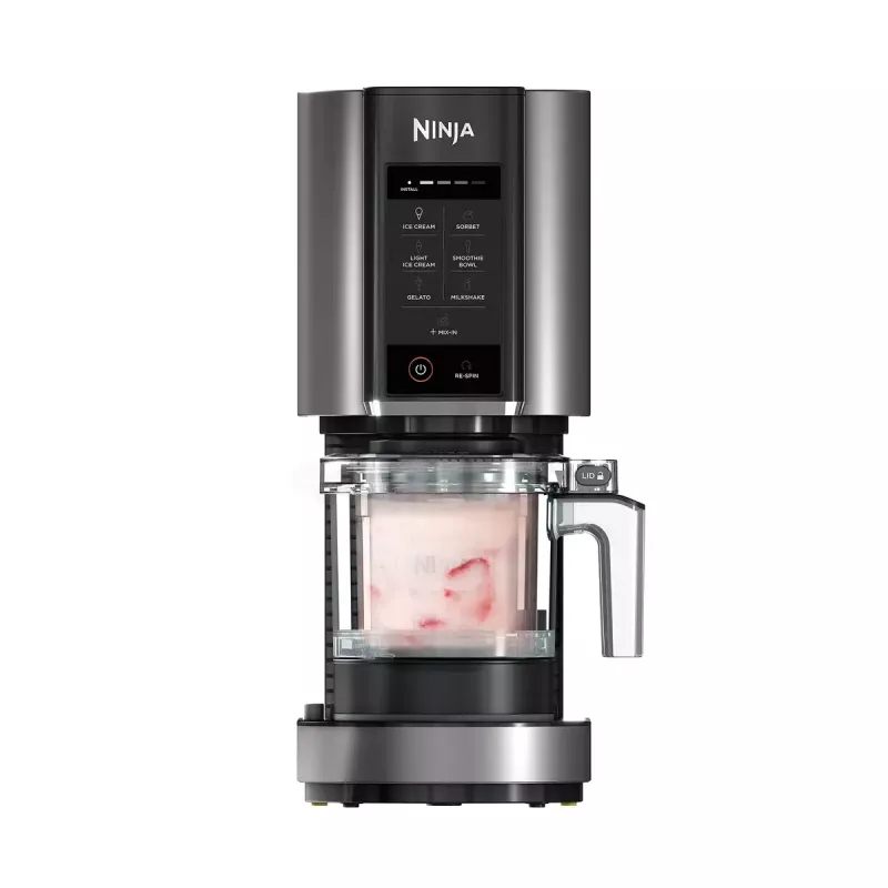 Ninja NC300EU ledų gaminimo aparatas 1,4 l, 800 W, juodas/sidabrinis, 3 dubenys