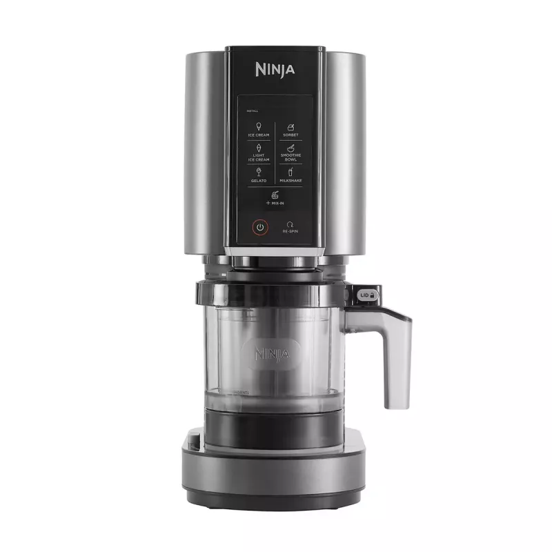 Ninja NC300EU ledų gaminimo aparatas 1,4 l, 800 W, juodas/sidabrinis, 3 dubenys