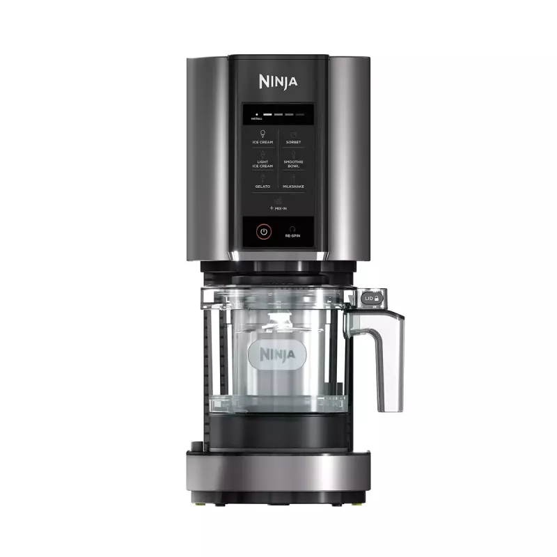 Ninja NC300EU ledų gaminimo aparatas 1,4 l, 800 W, juodas/sidabrinis, 3 dubenys