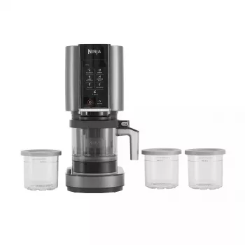 Ninja NC300EU ledų gaminimo aparatas 1,4 l, 800 W, juodas/sidabrinis, 3 dubenys