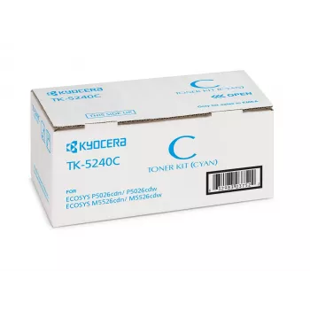Originalus KYOCERA TK-5240C dažų kasetė (žydra)