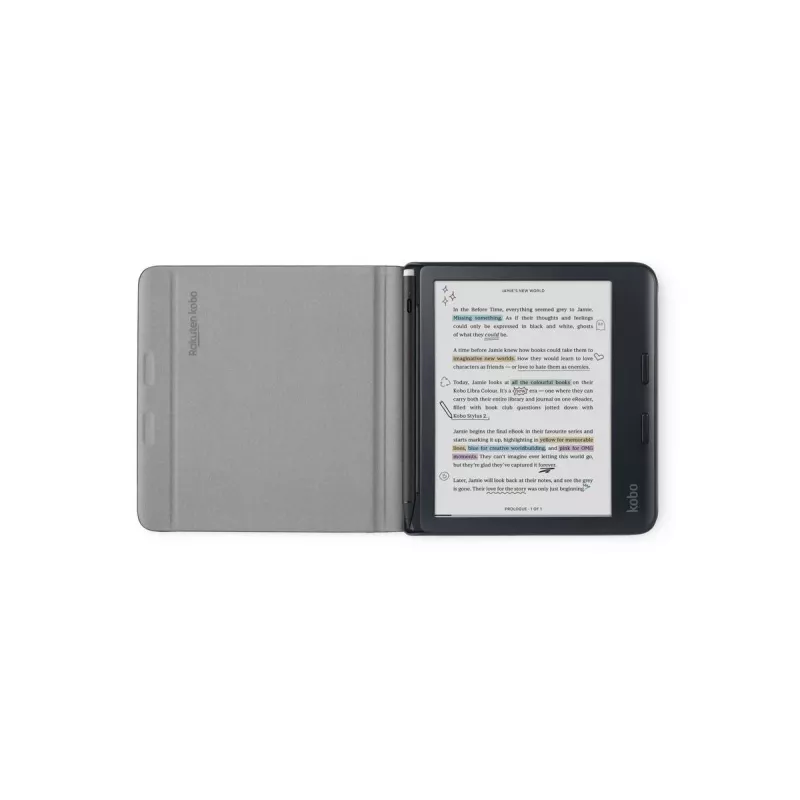 Folio dėklas Rakuten Kobo SleepCover 17,8 cm Juodas