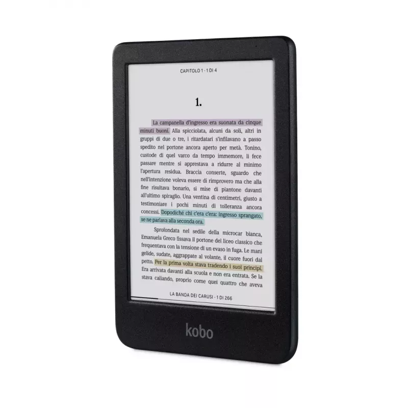 E. knygų skaityklė Kobo Clara Colour 16 GB Wi‑Fi E Ink Kaleido, 6 colių 1448×1072, 1500 mAh, Bluetooth, USB‑C