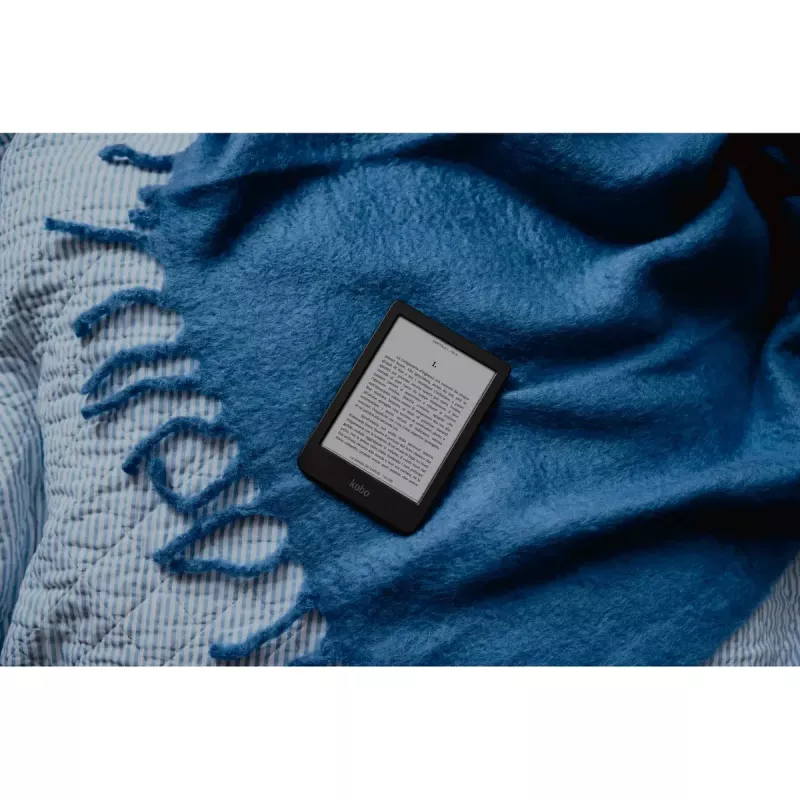 E. knygų skaitytuvas Kobo Clara BW – 6 colių E Ink Carta, 16 GB, Wi‑Fi, Bluetooth, atsparus vandeniui, USB‑C