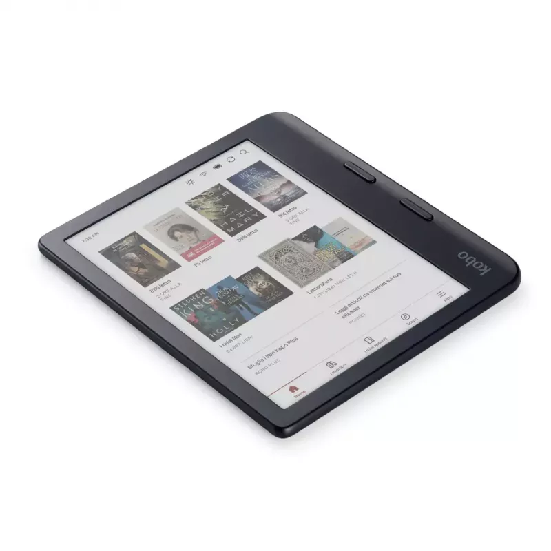 Kobo N428-KU-BK-K-BU 32 GB Wi-Fi 7 colių E Ink Kaleido spalvotas el. knygų skaitytuvas